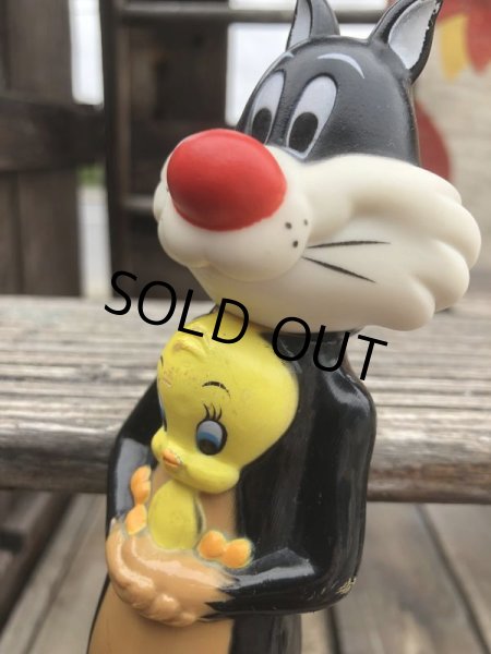 画像7: Vintage Bubble Bath Soaky Bottle Tweety & Sylvester (B186) (7)