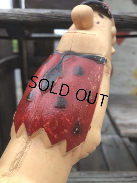 画像6: Vintage Bubble Bath Soaky Bottle The Flintstones Fred (B184) (6)