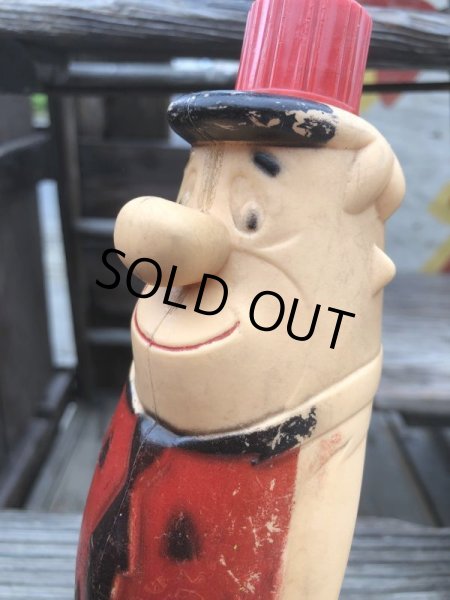 画像8: Vintage Bubble Bath Soaky Bottle The Flintstones Fred (B184) (8)