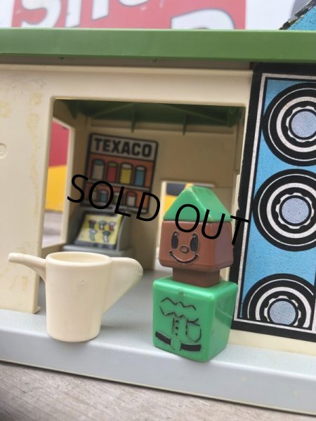 画像5: 70s Vintage Playskool Texaco Gas Station (B198) (5)