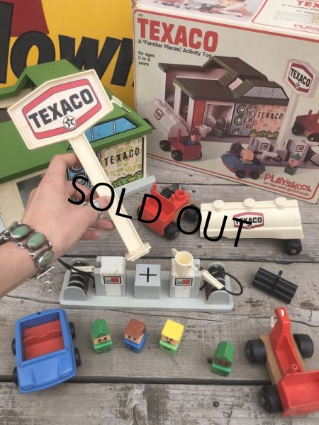 画像12: 70s Vintage Playskool Texaco Gas Station (B198) (12)