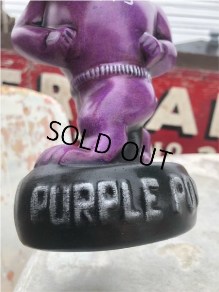 画像5: Vintage KSU Wildcats Purple Power Statue (B205) (5)