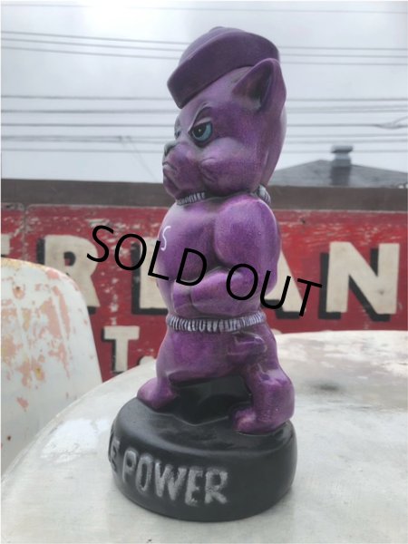 画像4: Vintage KSU Wildcats Purple Power Statue (B205) (4)