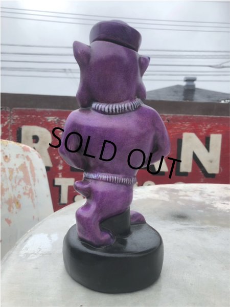 画像3: Vintage KSU Wildcats Purple Power Statue (B205) (3)