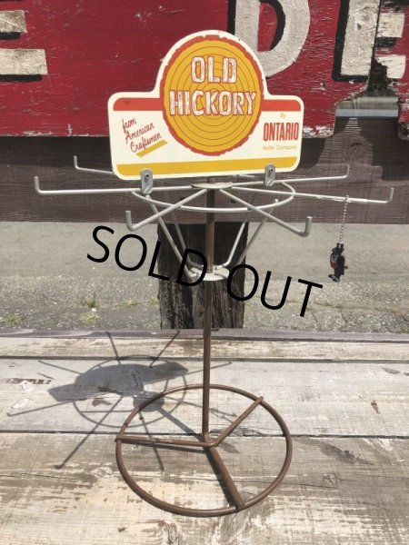 画像10: Vintage Hickory Ontario Knife Store Display Rack (B218) (10)