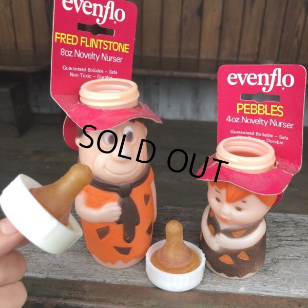 画像7: Vintage Flintstones Evenflo Nursers Baby Bottle Set (B219) (7)