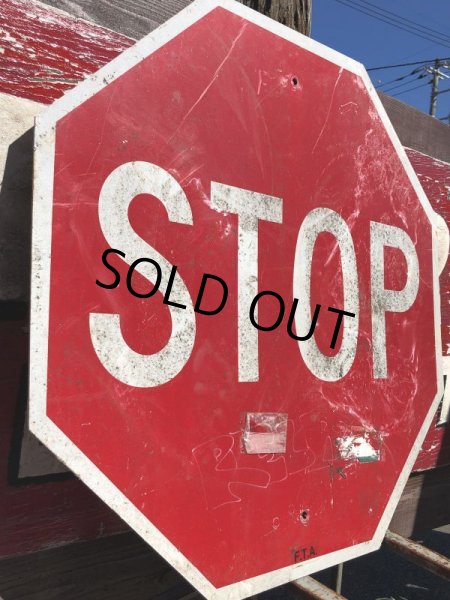 画像4: Vintage Road Sign STOP (B251)  (4)