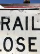 画像9: Vintage Road Sign TRAIL CLOSED (B244)  (9)