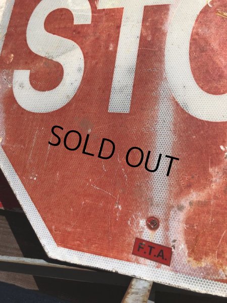 画像4: Vintage Road Sign STOP (B247)  (4)