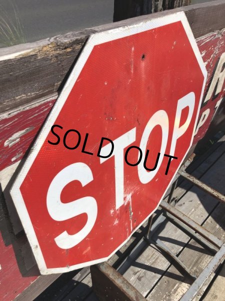 画像3: Vintage Road Sign STOP (B248)  (3)
