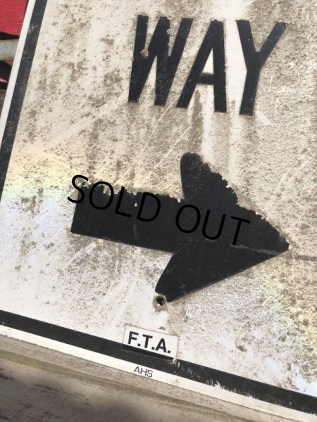 画像5: Vintage Road Sign ONE WAY (B234)  (5)