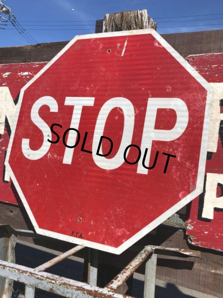 画像2: Vintage Road Sign STOP (B249)  (2)