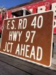 画像2: Vintage Road Sign F.S. RD 40 (B236)  (2)
