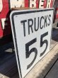 画像3: Vintage Road Sign TRUCKS 55  (B232)  (3)