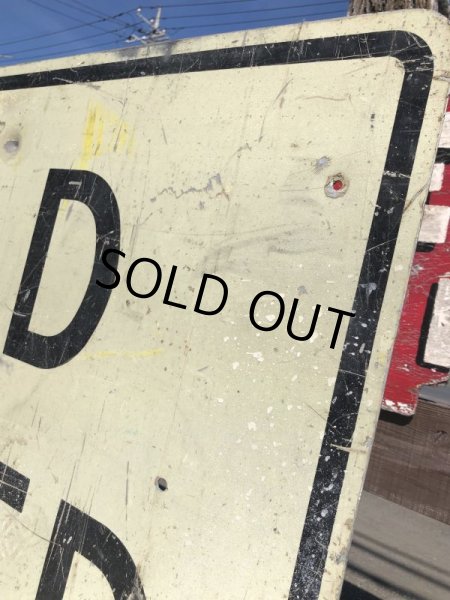 画像6: Vintage Road Sign ROAD CLOSED (B245)  (6)