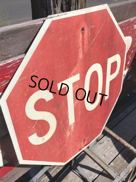 画像3: Vintage Road Sign STOP (B252)  (3)