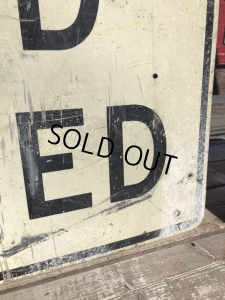 画像5: Vintage Road Sign ROAD CLOSED (B245)  (5)