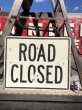 画像1: Vintage Road Sign ROAD CLOSED (B228)  (1)