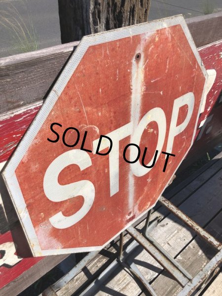 画像3: Vintage Road Sign STOP (B247)  (3)