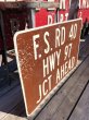 画像3: Vintage Road Sign F.S. RD 40 (B236)  (3)