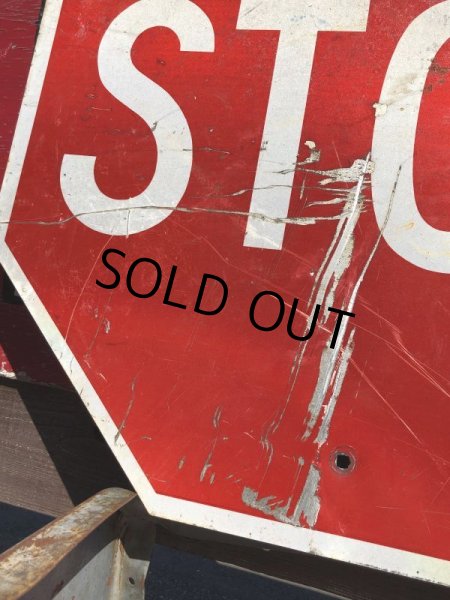 画像4: Vintage Road Sign STOP (B250)  (4)