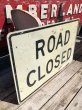 画像4: Vintage Road Sign ROAD CLOSED (B245)  (4)
