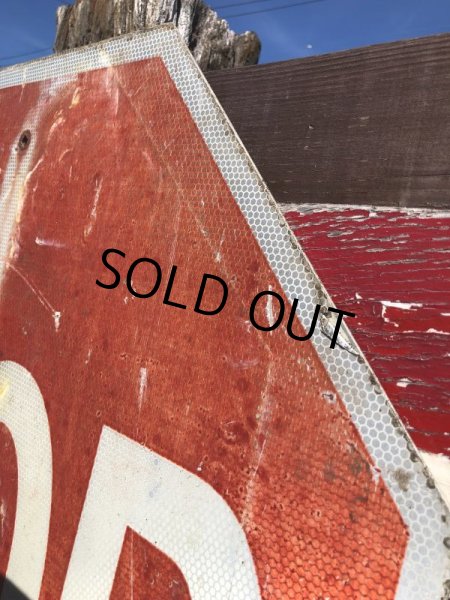 画像6: Vintage Road Sign STOP (B247)  (6)