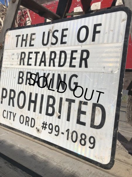 画像2: Vintage Road Sign THE USE OF... (B226)  (2)