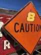 画像3: Vintage Road Sign CAUTION (B246)  (3)