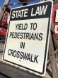 画像2: Vintage Road Sign STATE LAW  (B231)  (2)