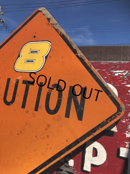 画像2: Vintage Road Sign CAUTION (B246)  (2)