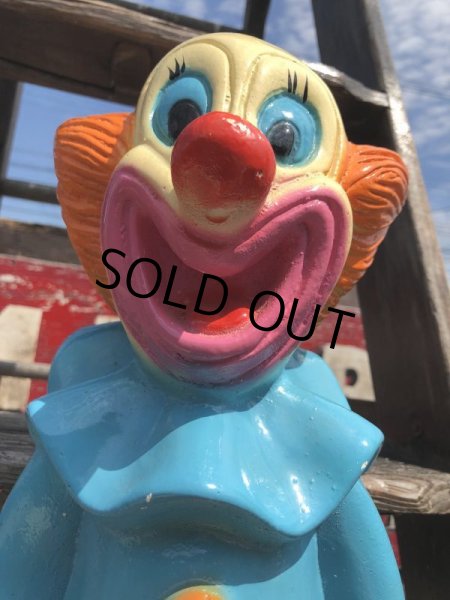 画像13: Vintage Bozo The Clown 18" Big Size Bank Statue (B247)  (13)