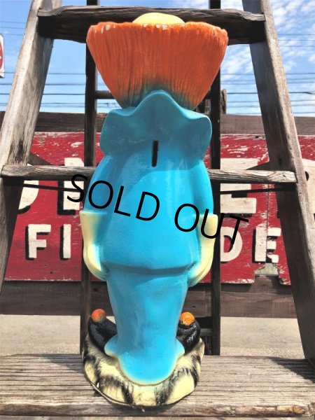 画像2: Vintage Bozo The Clown 18" Big Size Bank Statue (B247)  (2)