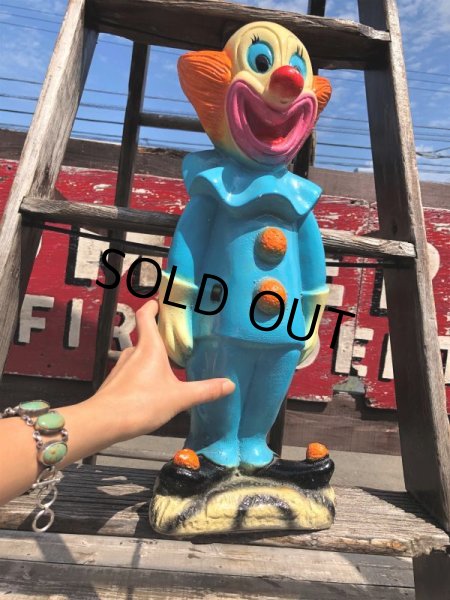 画像14: Vintage Bozo The Clown 18" Big Size Bank Statue (B247)  (14)