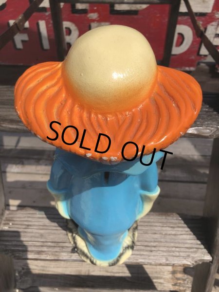 画像11: Vintage Bozo The Clown 18" Big Size Bank Statue (B247)  (11)