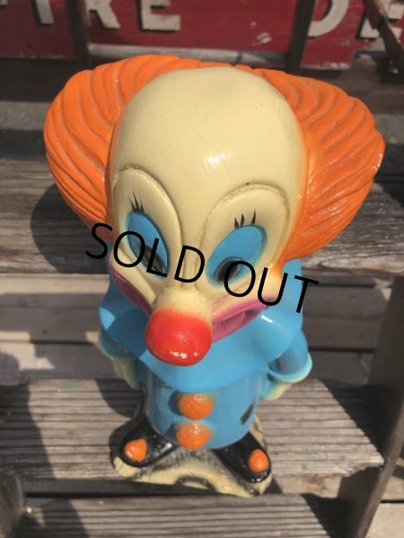画像10: Vintage Bozo The Clown 18" Big Size Bank Statue (B247)  (10)