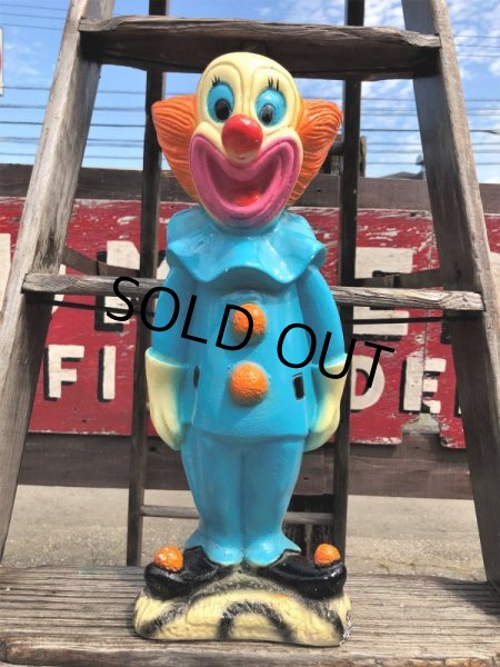 画像1: Vintage Bozo The Clown 18" Big Size Bank Statue (B247)  (1)