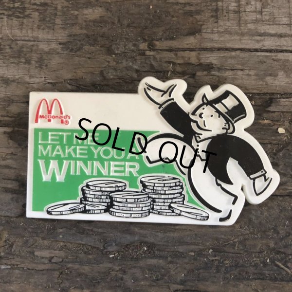 画像2: Vintage Badge Mcdonald's x Monopoly (B254) (2)