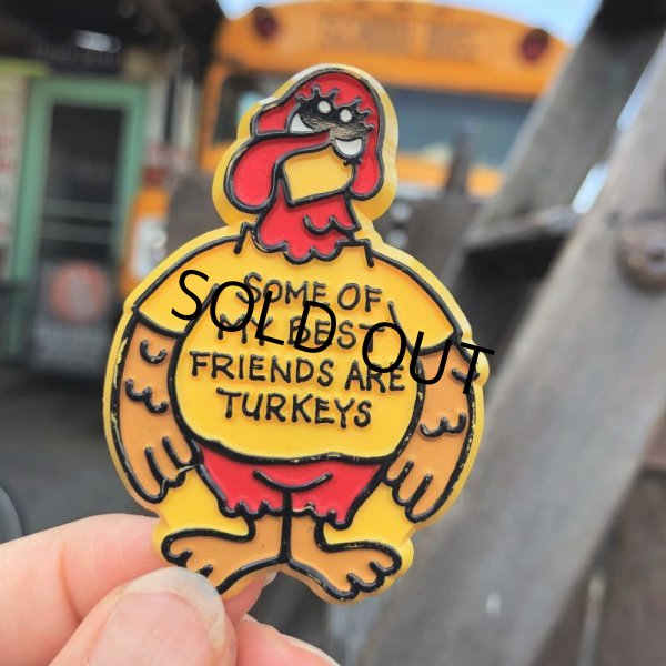 画像1: Vintage Badge Turkeys (B251) (1)