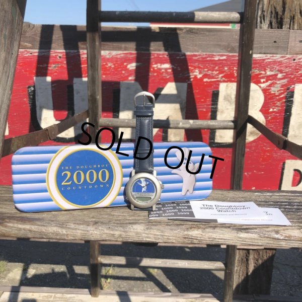 画像1: Vintage Tin Can The Doughboy 2000 Countdown Watch (B272) (1)