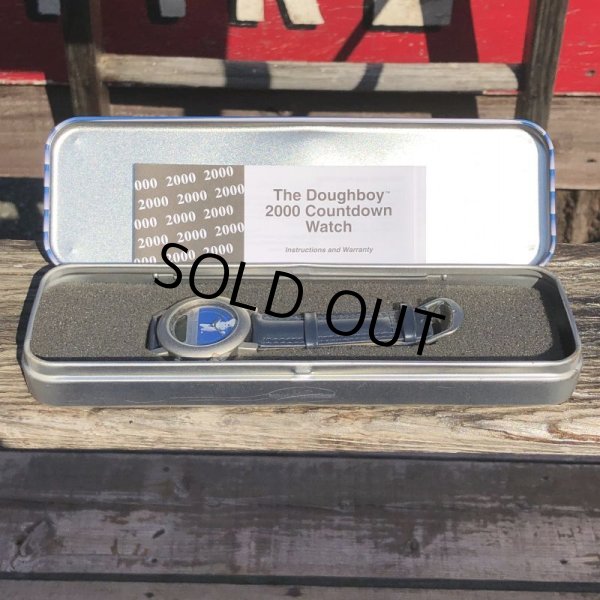 画像2: Vintage Tin Can The Doughboy 2000 Countdown Watch (B272) (2)