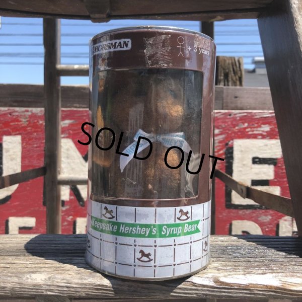 画像2: Vintage Tin Can HORSMAN Hershey's Syrup Bear (B279) (2)
