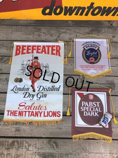 画像13: Vintage BEEFEATER Dry Gin Banner Flag (B263) (13)