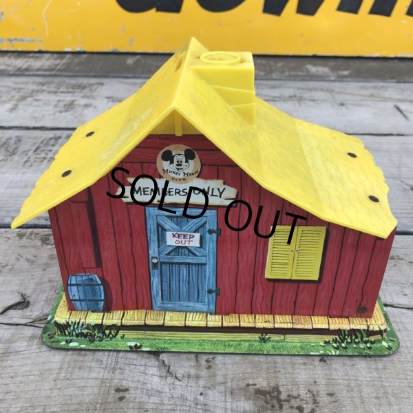 画像5: Vintage Disney Mickey Mouse Club Tin Bank (B263) (5)