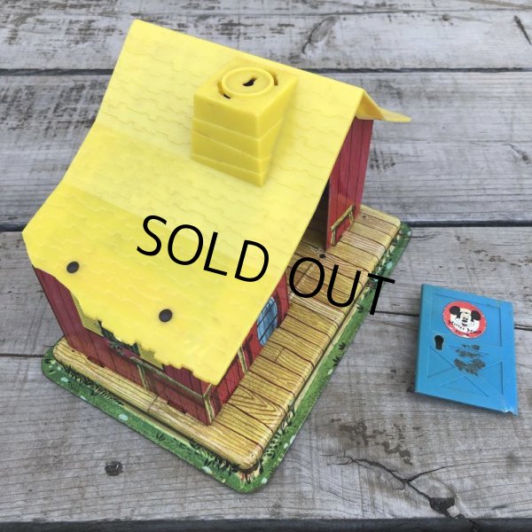 画像4: Vintage Disney Mickey Mouse Club Tin Bank (B263) (4)