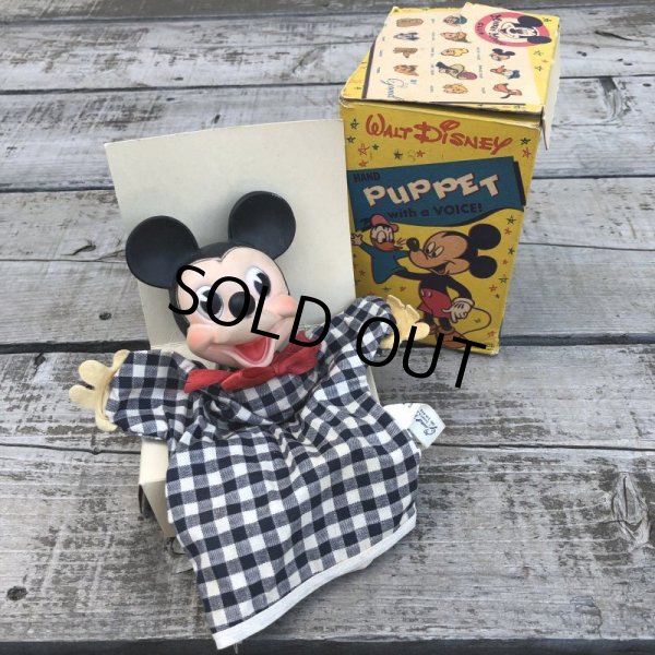 画像7: Vintage Disney Mickey Hand Puppet w/box (B264) (7)