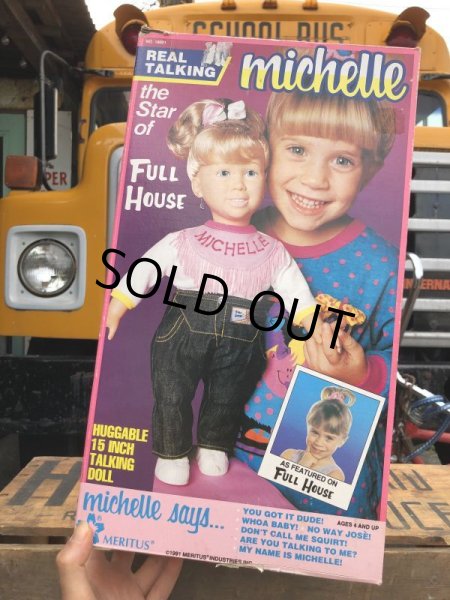 画像14: 90s Vintage FULL HOUSE Real Talking Michelle Doll (B269) (14)
