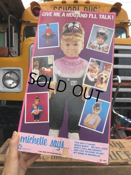 画像15: 90s Vintage FULL HOUSE Real Talking Michelle Doll (B269) (15)
