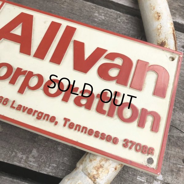 画像4: Vintage Sign Allvan Corporation (B284) (4)