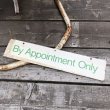 画像2: Vintage Sign BY APPOINTMENT ONLY (B276) (2)